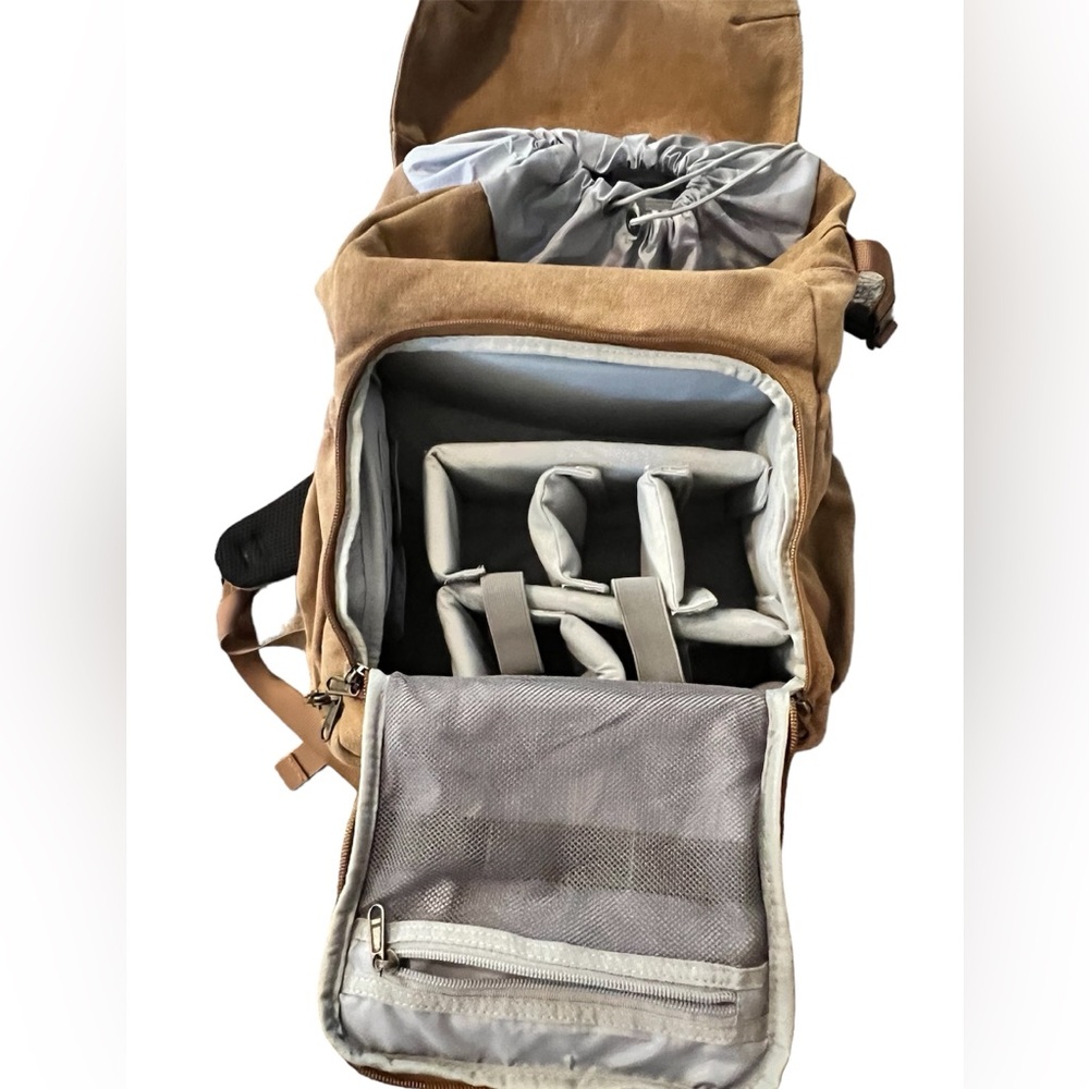 Canvas Camera Backpack - Picture 11 of 15